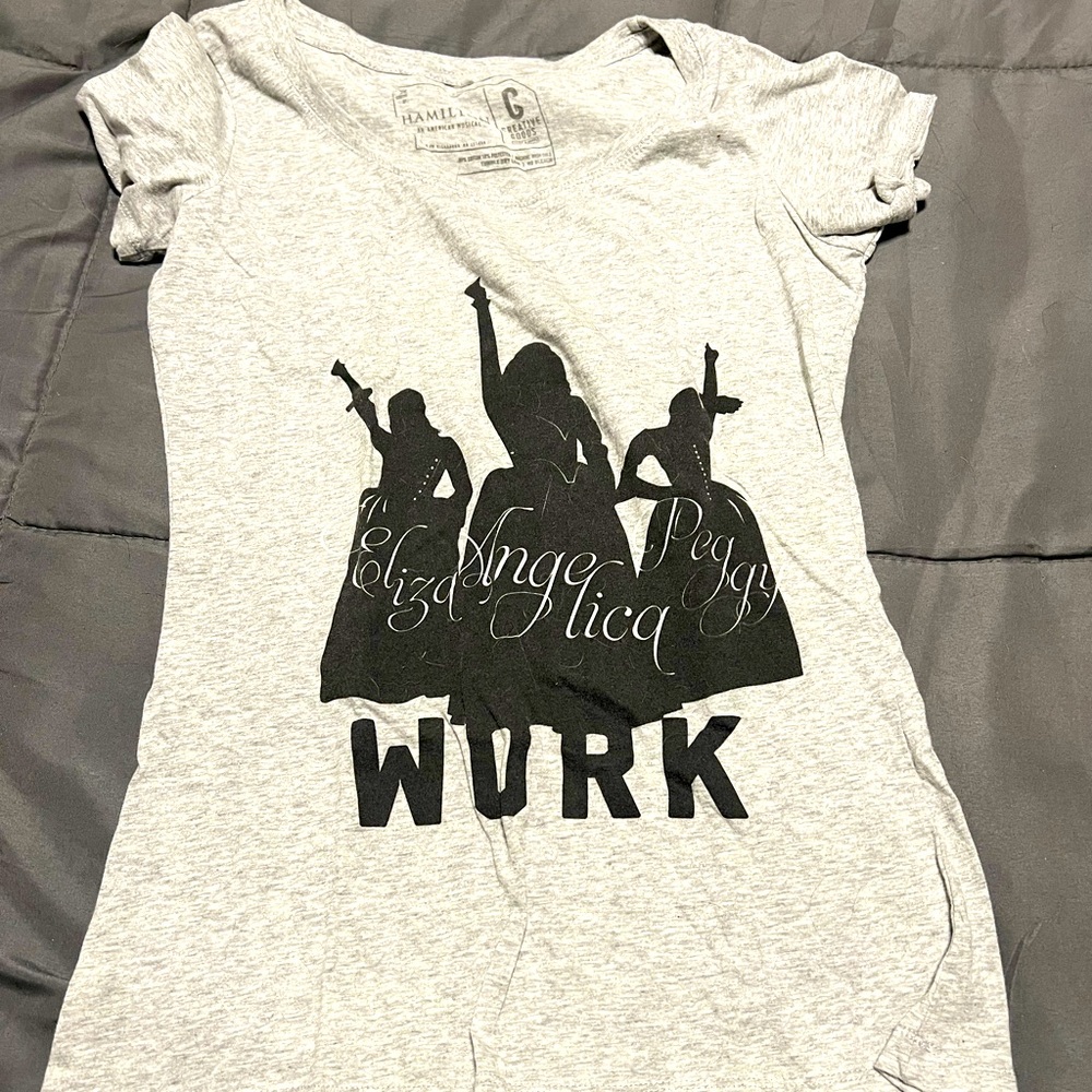 Hamilton grey Schuyler sisters tshirt